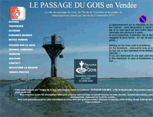 Tablet Screenshot of passagedugois.com